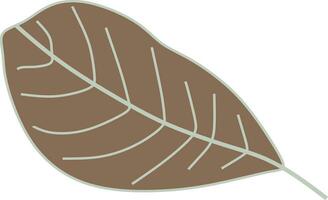 Abstract monstera leaf vector element