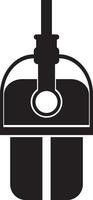 Podcast microphone icon vector element