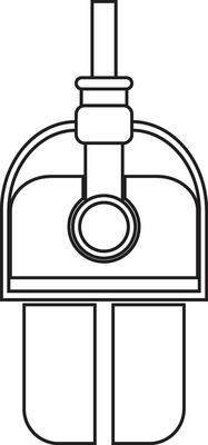 Podcast microphone icon vector element