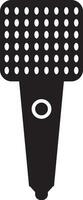 Outline podcast microphone icon vector element