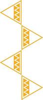 Geometric abstract memphis shape vector element