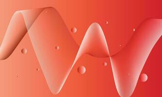 abstract wave line art vector
