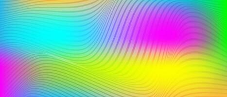 abstract wave line art vector