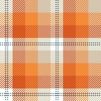 Tartan Seamless Pattern. Scottish Plaid, Traditional Scottish Woven Fabric. Lumberjack Shirt Flannel Textile. Pattern Tile Swatch Included. vector