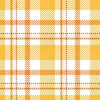 Tartan Seamless Pattern. Classic Scottish Tartan Design. Traditional Scottish Woven Fabric. Lumberjack Shirt Flannel Textile. Pattern Tile Swatch Included. vector