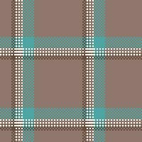 Plaid Pattern Seamless. Checkerboard Pattern for Scarf, Dress, Skirt, Other Modern Spring Autumn Winter Fashion Textile Design. vector