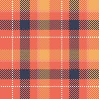 Plaid Patterns Seamless. Tartan Seamless Pattern Traditional Scottish Woven Fabric. Lumberjack Shirt Flannel Textile. Pattern Tile Swatch Included. vector