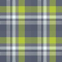 Plaid Pattern Seamless. Traditional Scottish Checkered Background. Template for Design Ornament. Seamless Fabric Texture. vector