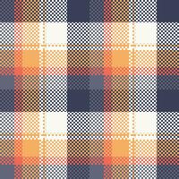 Plaid Patterns Seamless. Classic Plaid Tartan Template for Design Ornament. Seamless Fabric Texture. vector