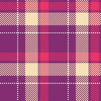 Scottish Tartan Pattern. Checkerboard Pattern Template for Design Ornament. Seamless Fabric Texture. vector