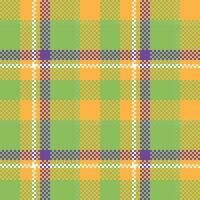 Scottish Tartan Pattern. Classic Plaid Tartan for Scarf, Dress, Skirt, Other Modern Spring Autumn Winter Fashion Textile Design. vector