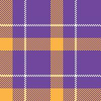 Scottish Tartan Pattern. Classic Scottish Tartan Design. Template for Design Ornament. Seamless Fabric Texture. vector