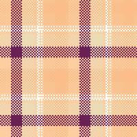 escocés tartán sin costura modelo. tartán patrones sin costura tradicional escocés tejido tela. leñador camisa franela textil. modelo loseta muestra de tela incluido. vector