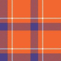 Scottish Tartan Seamless Pattern. Classic Plaid Tartan Traditional Scottish Woven Fabric. Lumberjack Shirt Flannel Textile. Pattern Tile Swatch Included. vector