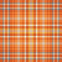 Tartan Seamless Pattern. Sweet Pastel Plaid Patterns Traditional Scottish Woven Fabric. Lumberjack Shirt Flannel Textile. Pattern Tile Swatch Included. vector