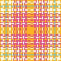 Tartan Seamless Pattern. Traditional Scottish Checkered Background. for Shirt Printing,clothes, Dresses, Tablecloths, Blankets, Bedding, Paper,quilt,fabric and Other Textile Products. vector