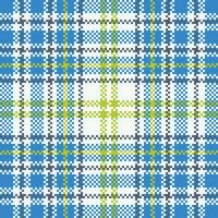 Plaids Pattern Seamless. Classic Scottish Tartan Design. Traditional Scottish Woven Fabric. Lumberjack Shirt Flannel Textile. Pattern Tile Swatch Included. vector