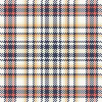 Plaid Pattern Seamless. Checker Pattern Template for Design Ornament. Seamless Fabric Texture. vector