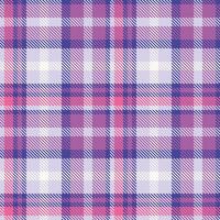 Plaid Pattern Seamless. Classic Plaid Tartan Template for Design Ornament. Seamless Fabric Texture. vector