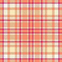 Plaid Pattern Seamless. Traditional Scottish Checkered Background. Template for Design Ornament. Seamless Fabric Texture. vector