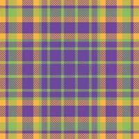 Plaid Patterns Seamless. Tartan Seamless Pattern Template for Design Ornament. Seamless Fabric Texture. vector