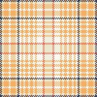 Plaid Pattern Seamless. Checkerboard Pattern Template for Design Ornament. Seamless Fabric Texture. vector