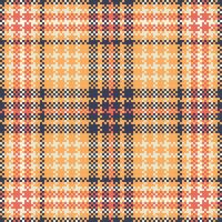 Plaid Pattern Seamless. Checkerboard Pattern for Scarf, Dress, Skirt, Other Modern Spring Autumn Winter Fashion Textile Design. vector