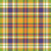 Scottish Tartan Pattern. Plaid Pattern Seamless Template for Design Ornament. Seamless Fabric Texture. vector