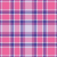 Plaid Pattern Seamless. Gingham Patterns for Scarf, Dress, Skirt, Other Modern Spring Autumn Winter Fashion Textile Design. vector