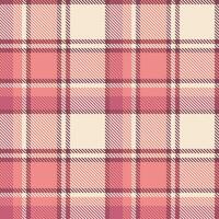 Tartan Plaid Vector Seamless Pattern. Checkerboard Pattern. for Scarf, Dress, Skirt, Other Modern Spring Autumn Winter Fashion Textile Design.