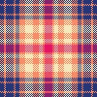 Plaid Pattern Seamless. Classic Scottish Tartan Design. for Shirt Printing,clothes, Dresses, Tablecloths, Blankets, Bedding, Paper,quilt,fabric and Other Textile Products. vector