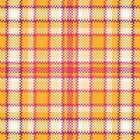 Plaid Pattern Seamless. Traditional Scottish Checkered Background. Flannel Shirt Tartan Patterns. Trendy Tiles for Wallpapers. vector