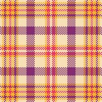 Plaid Patterns Seamless. Checker Pattern for Scarf, Dress, Skirt, Other Modern Spring Autumn Winter Fashion Textile Design. vector