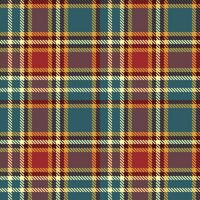 Scottish Tartan Plaid Seamless Pattern, Sweet Plaid Pattern Seamless. Traditional Scottish Woven Fabric. Lumberjack Shirt Flannel Textile. Pattern Tile Swatch Included. vector