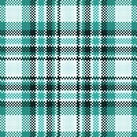 Tartan Pattern Seamless. Pastel Classic Plaid Tartan Traditional Pastel Scottish Woven Fabric. Lumberjack Shirt Flannel Textile. Pattern Tile Swatch Included. vector