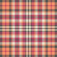 Classic Scottish Tartan Design. Tartan Seamless Pattern. Template for Design Ornament. Seamless Fabric Texture. vector