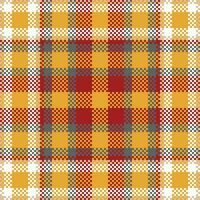 Tartan Pattern Seamless. Traditional Scottish Checkered Background. Template for Design Ornament. Seamless Fabric Texture. vector