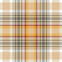 Tartan Pattern Seamless. Abstract Check Plaid Pattern Template for Design Ornament. Seamless Fabric Texture. vector