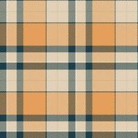 Plaid Pattern Seamless. Traditional Scottish Checkered Background. Traditional Scottish Woven Fabric. Lumberjack Shirt Flannel Textile. Pattern Tile Swatch Included. vector