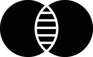 contrast solid and glyph vector illustration