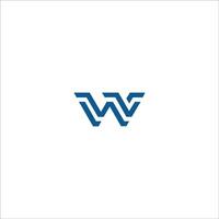 Initial letter wl logo or lw logo vector design template