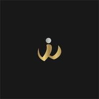 JW, WJ, J AND W Abstract initial monogram letter alphabet logo design vector