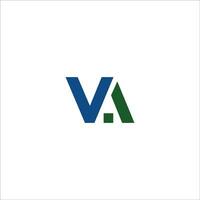 Initial letter va logo or av logo vector design template