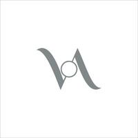 Initial letter va logo or av logo vector design template