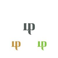 PU, UP, P AND U Abstract initial monogram letter alphabet logo design vector