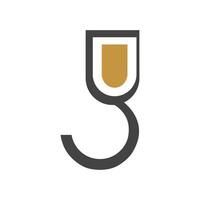 Initial ug letter logo vector template design. Linked letter gu logo design. Simple ug vector template.