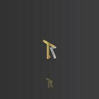 Alphabet Initials logo RT, TR, T and R vector