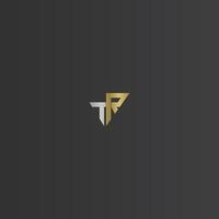 Alphabet Initials logo RT, TR, T and R vector