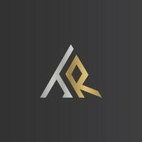 Alphabet Initials logo RT, TR, T and R vector