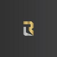 Alphabet Initials logo RT, TR, T and R vector